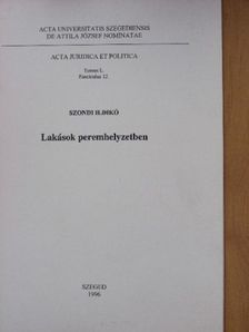 Szondi Ildikó - Acta Juridica et Politica Tomus L. Fasciculus 12. [antikvár]