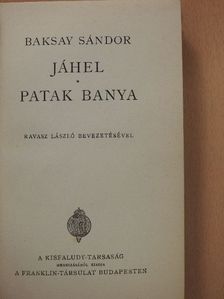 Baksay Sándor - Jáhel/Patak banya [antikvár]