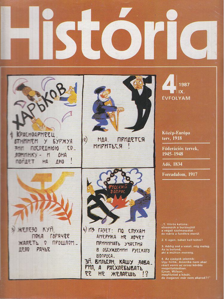 Glatz Ferenc (szerk.) - História 1987/4. [antikvár]