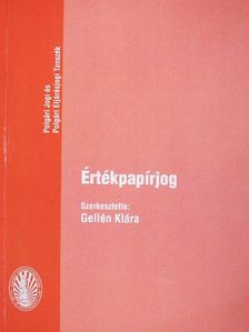 Farkas Yvette - Értékpapírjog [antikvár]