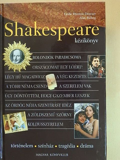 Alan Riding - Shakespeare kézikönyv [antikvár]