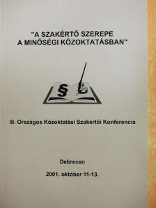 Dr. Fedor Mihály - "A szakértő szerepe a minőségi közoktatásban" [antikvár]
