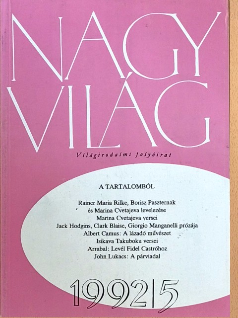 Jack Hodgins - Nagyvilág 1992. május [antikvár]