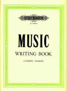 PETERS  MUSIC WRITING BOOK