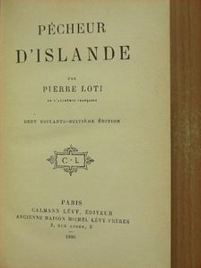 Pierre Loti - Pécheur d'Islande [antikvár]