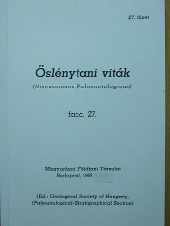 Báldi T. - Őslénytani viták 27. [antikvár]
