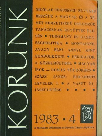Árkosi Csaba - Korunk 1983. április [antikvár]
