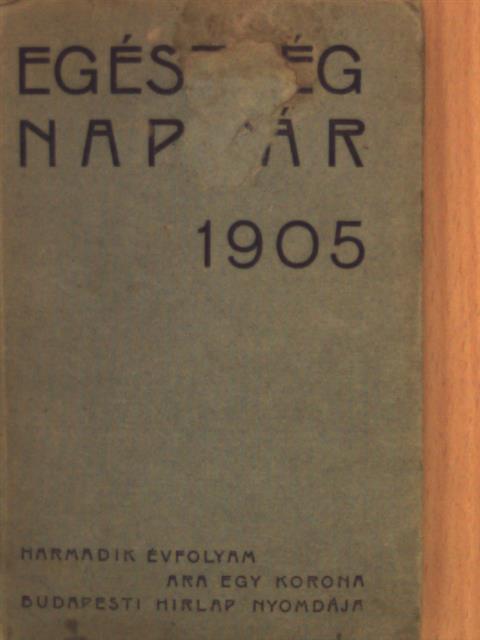 Aujeszky Aladár - Egészség-Naptár 1905 [antikvár]