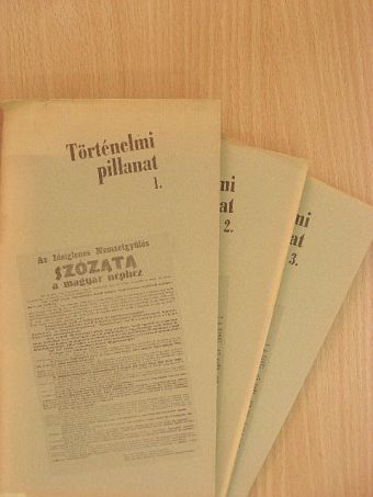 Baranyi Béla - Történelmi pillanat 1-3. [antikvár]