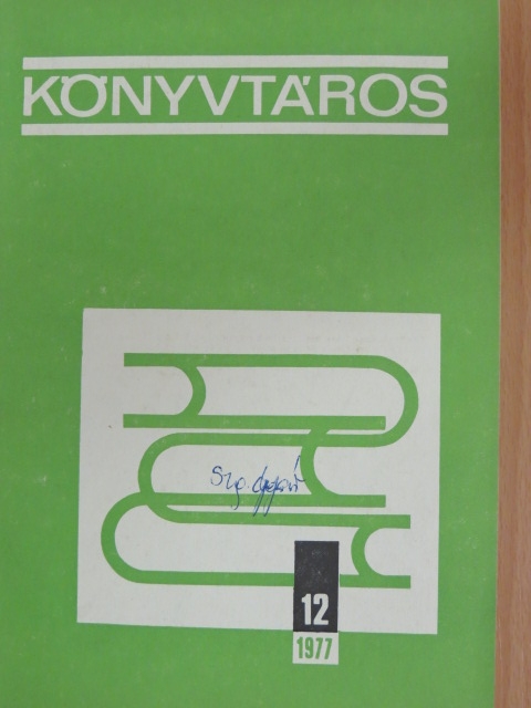 Andor György - Könyvtáros 1977. december [antikvár]