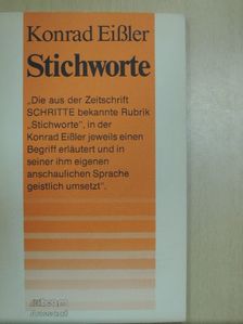 Konrad Eißler - Stichworte [antikvár]