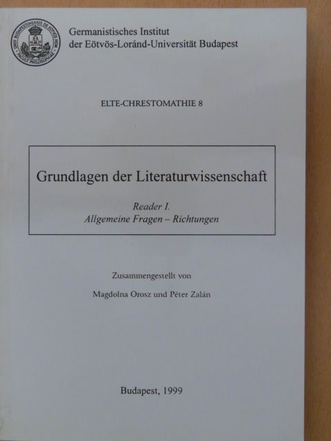 Charles Morris - Grundlagen der Literaturwissenschaft [antikvár]