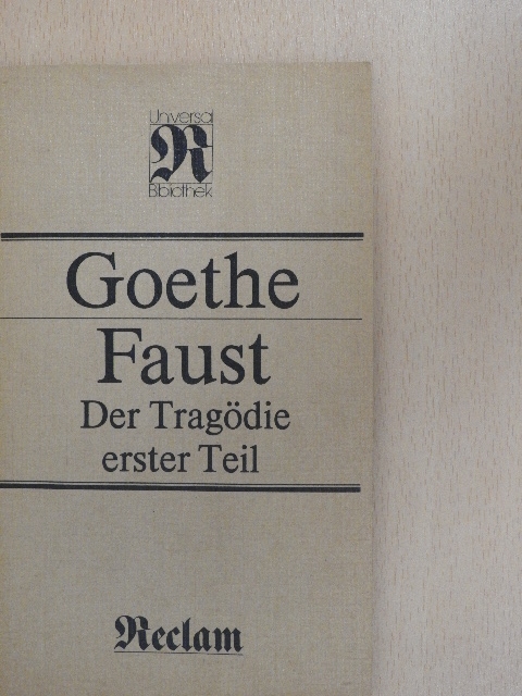 J. W. Goethe - Faust I. [antikvár]