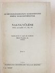 Keszler Pál - Az orvos-egészségügyi szakszervezet sebész szakcsoportjának nagygyűlése [antikvár]