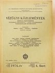 Bogárdi István - Vízügyi Közlemények 1974/4. [antikvár]