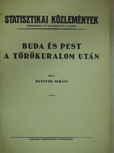 Pásztor Mihály - Buda és Pest a törökuralom után [antikvár]