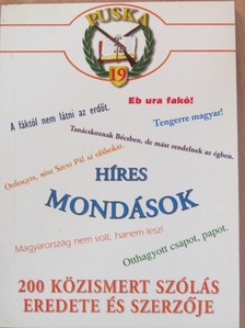 Híres mondások [antikvár]