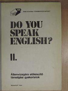 Caroline Bodóczky - Do You Speak English? II. [antikvár]