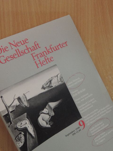 Adam Michnik - Die Neue Gesellschaft/Frankfurter Hefte 1990/9. [antikvár]