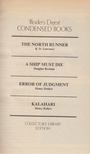 R. D. Lawrence, Douglas Reeman, Henry Denker, Henry Kolarz - The North Runner / A Ship Must Die / Error of Judgement / Kalahari [antikvár]