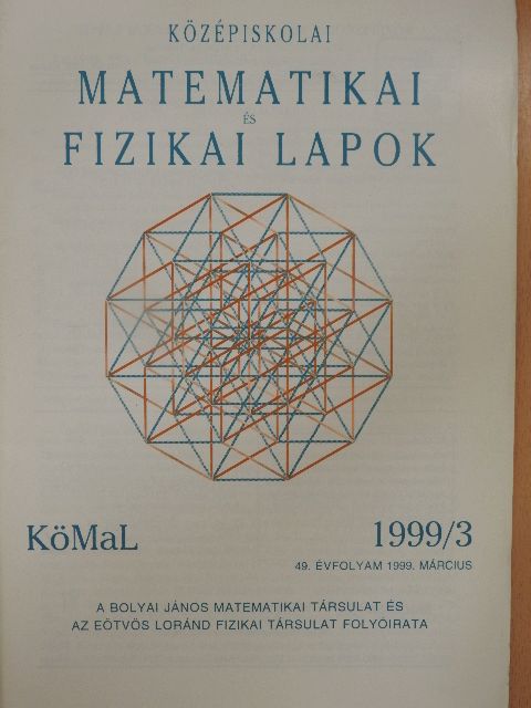 Horányi Gábor - Középiskolai Matematikai és Fizikai Lapok 1999. március [antikvár]