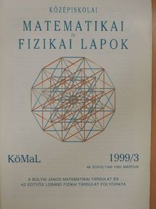 Horányi Gábor - Középiskolai Matematikai és Fizikai Lapok 1999. március [antikvár]