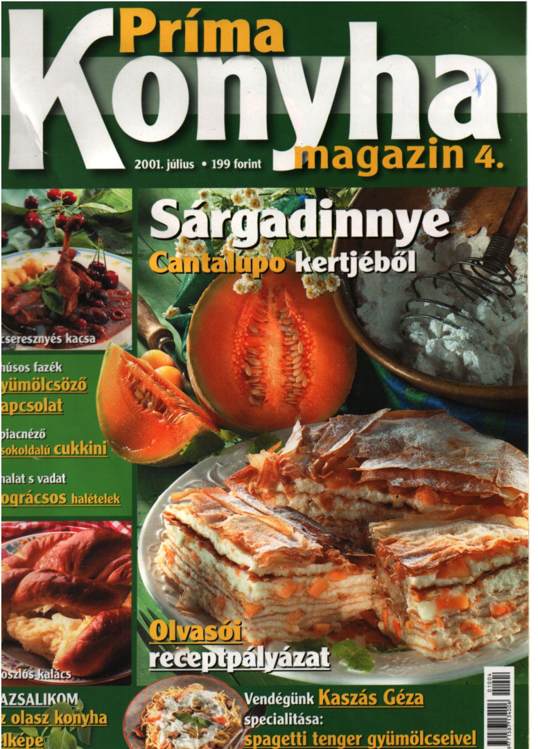 Príma konyha magazin 2001. július [antikvár]