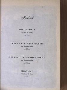 Ernest K. Gann - Der Künstler/In den Schuhen des Fischers/Der Kampf in der Villa Fiorita/Strandgut [antikvár]