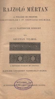 Szuppán Vilmos - Rajzoló mértan [antikvár]