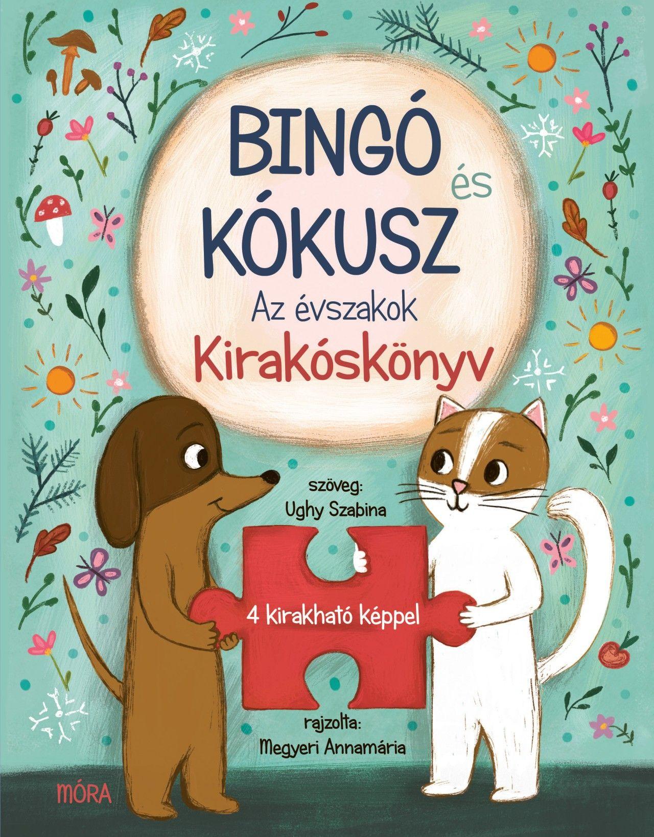 Ughy Szabina - Bingó és Kókusz - Az évszakok - Saját fejlesztésű puzzle könyv