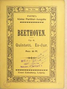 Beethoven - Quintett Es-dur [antikvár]