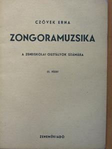 Czövek Erna - Zongoramuzsika III. [antikvár]