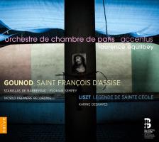 GOUNOD LISZT - SAINT FRANCOIS D'ASSISE HYMNE Á SAINTE CÉCILE LÉGENDE DE SAINTE CÉCILE CD BARBEYRAC EQUILBEY