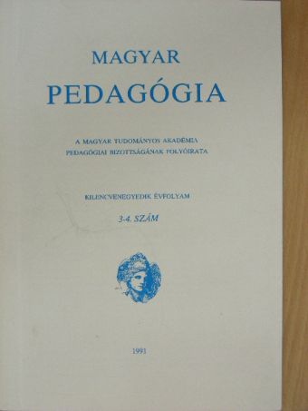 Kádámé Fülöp Judit - Magyar Pedagógia 1991/3-4. [antikvár]