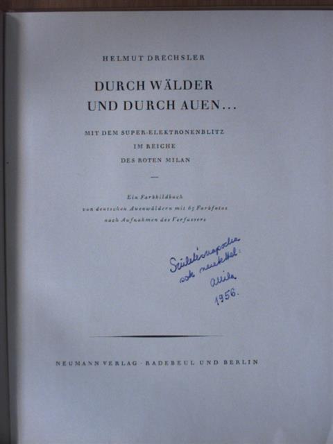 Helmut Drechsler - Durch Wälder und durch Auen... [antikvár]