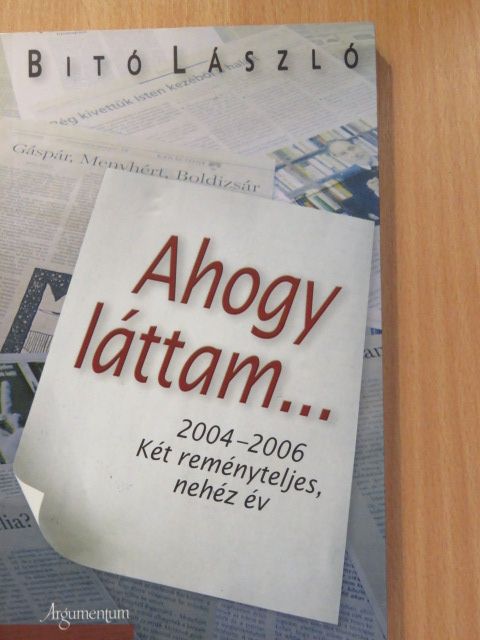 Bitó László - Ahogy láttam... (dedikált példány) [antikvár]