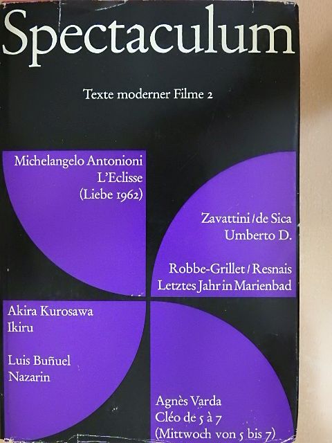 Agnés Varda - Spectaculum Texte moderner Filme 2 [antikvár]