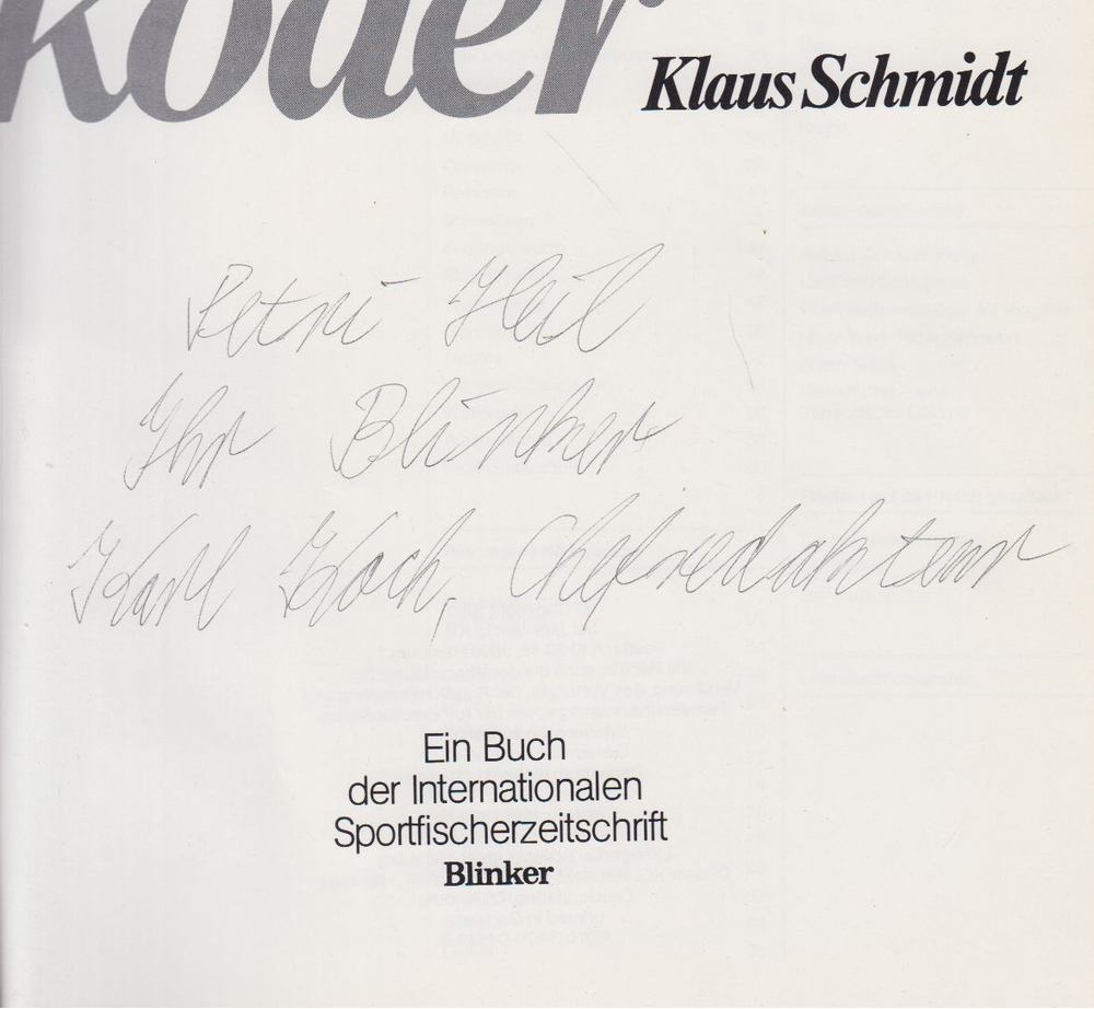 Klaus Schmidt - Naturköder (dedikált) [antikvár]