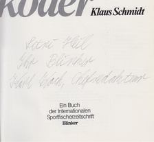 Klaus Schmidt - Naturköder (dedikált) [antikvár]