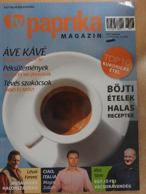 TV Paprika Magazin 2007. március [antikvár]