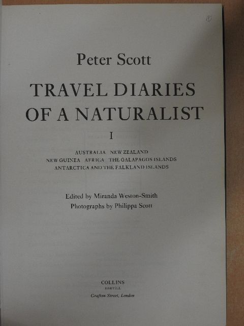 Peter Scott - Travel diaries of a naturalist I. [antikvár]