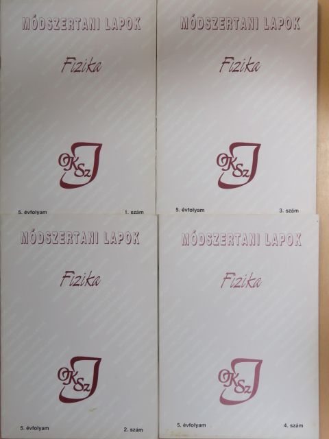 Fülöp Ferenc - Módszertani lapok - Fizika 1998-1999/1-4. [antikvár]