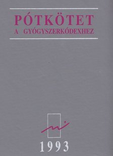 Alföldi Sándor - Pótkötet a Gyógyszerkódexhez 1993 [antikvár]