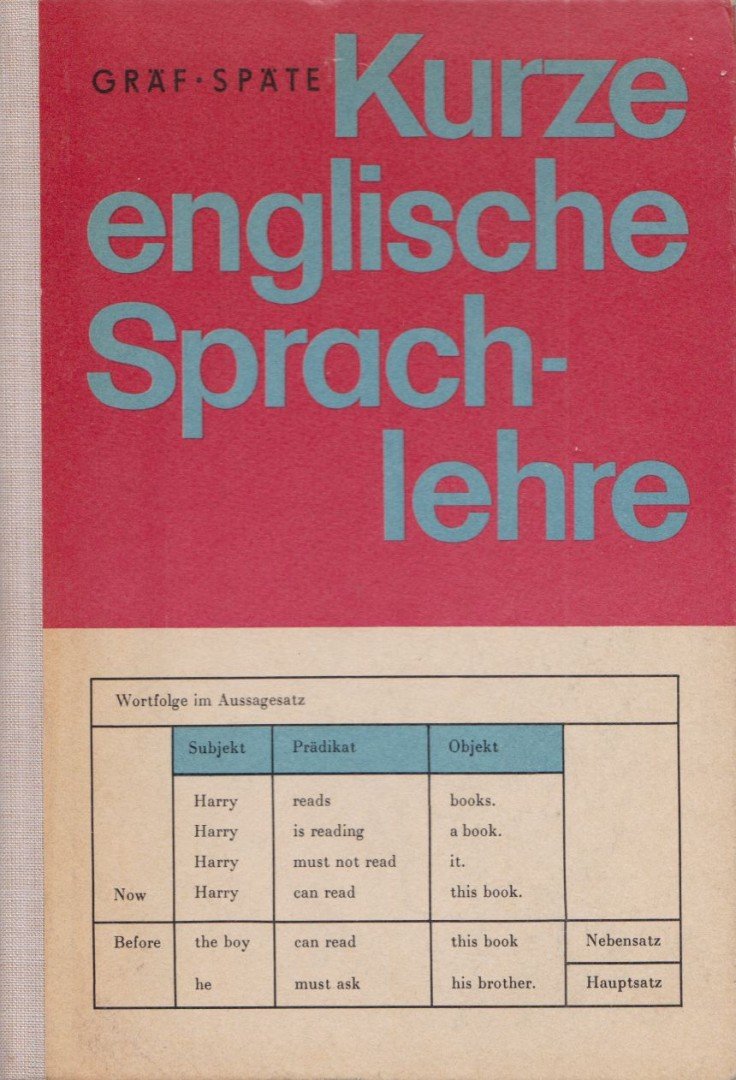 Gerhard Gräf, Helmut Späte - Kurze englische Sprachlehre [antikvár]