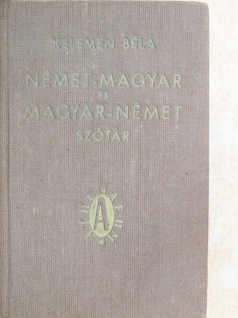 Magyar és német zsebszótár I-II. [antikvár]