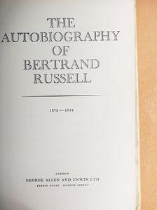Bertrand Russell - The Autobiography of Bertrand Russell [antikvár]