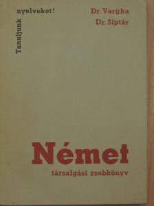 Dr. Siptár Ernő - Német társalgási zsebkönyv [antikvár]