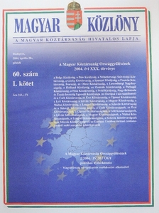 Magyar Közlöny 2004. április 30. - CD-vel [antikvár]