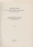 DR. FEHÉR ZSUZSA - Bulletin du Musée Hongrois des Beaux-Arts 18-19. (egybekötve) [antikvár]