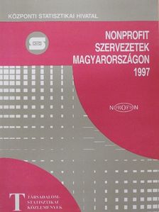 Bocz János - Nonprofit szervezetek Magyarországon 1997 [antikvár]